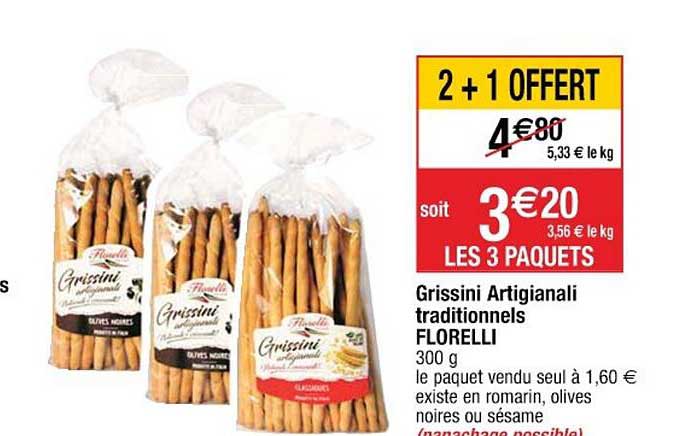 gressini artigianali traditionnels florelli