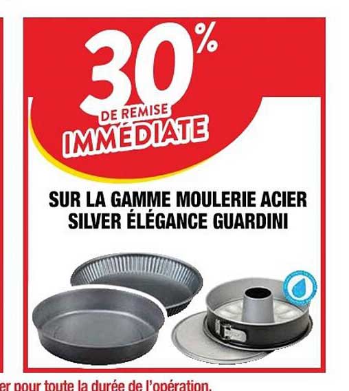 la gamme moulerie acier silver élégance guardini