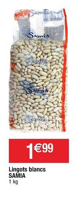 Lingots Blancs Samia