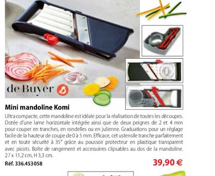 mini mandoline komi du buyer