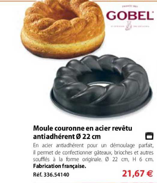 Moule Couronne En Acier Revêtu Antiadhérent