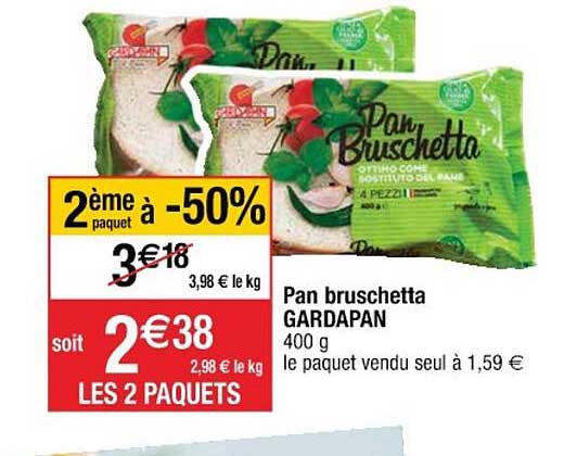 pan bruschetta gardapan