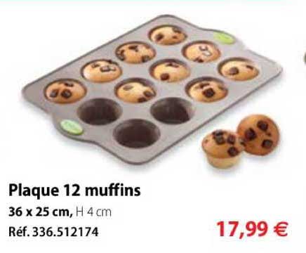 Plaque 12 Muffins