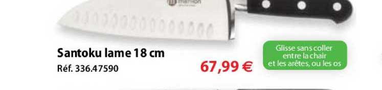 santoku lame 18 cm