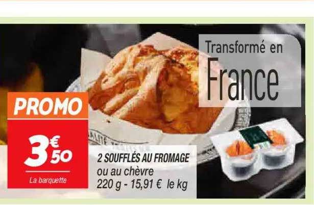 2 Soufflés Au  Fromage