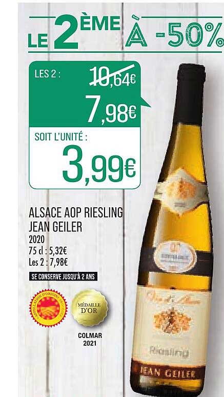 alsace aop riesling jean geiler
