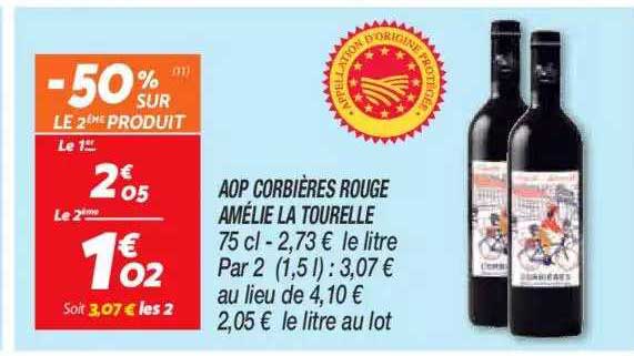 aop corbières rouge amélie la tourelle