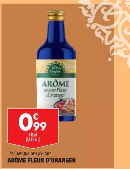 arôme fleur d'oranger les jardins de laylah