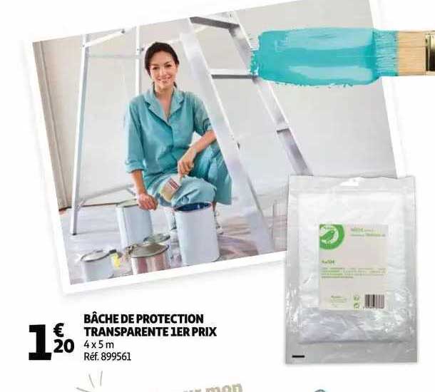 bâche de protection transparente 1er prix