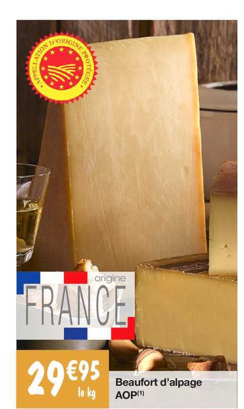 beaufort d'alpage aop