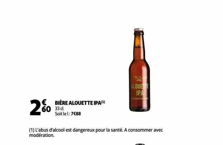 bière alouette ipa