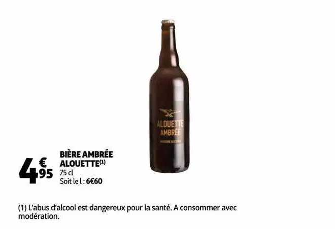 bière ambrée alouette