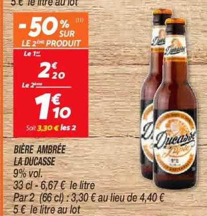 Bière Ambrée La Ducasse