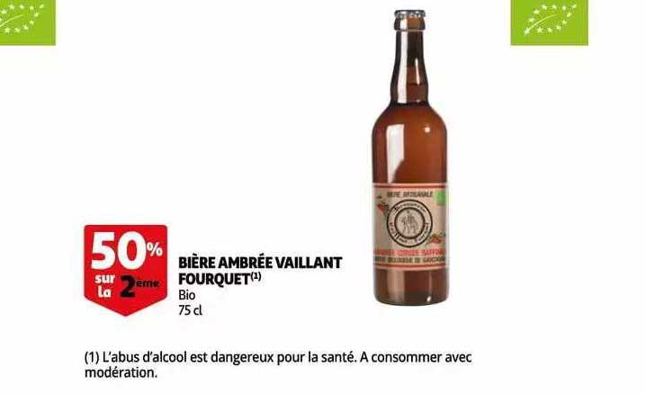 bière ambrée vaillant fourquet