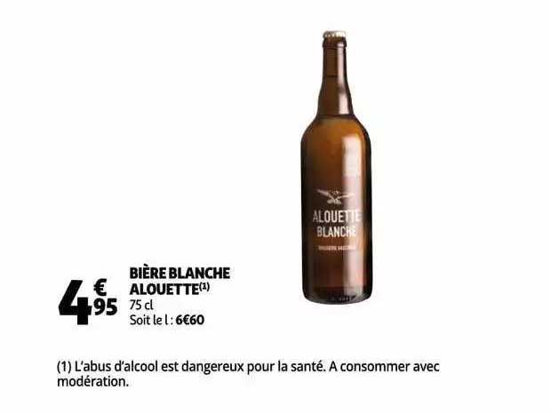 bière blanche alouette