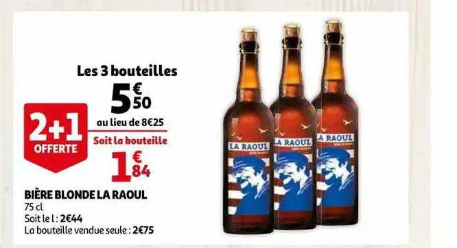 bière blonde la raoul