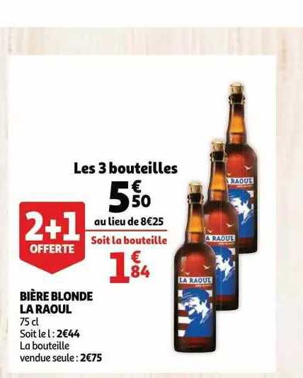 bière blonde la raoul