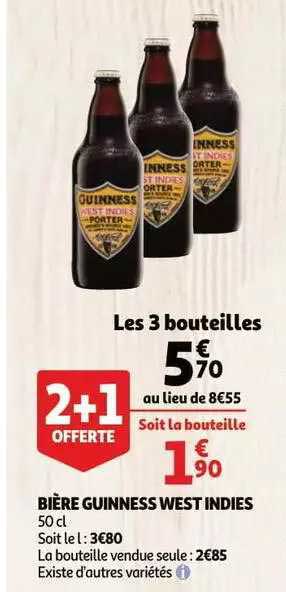 bière guinness west indies