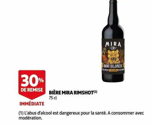 bière mira rimshot