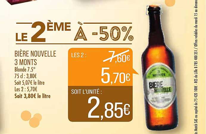 bière nouvelle 3 monts