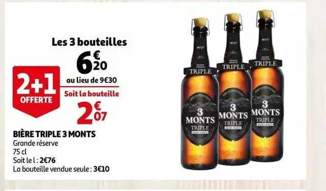bière triple 3 monts
