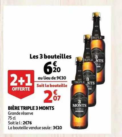 bière triple 3 monts
