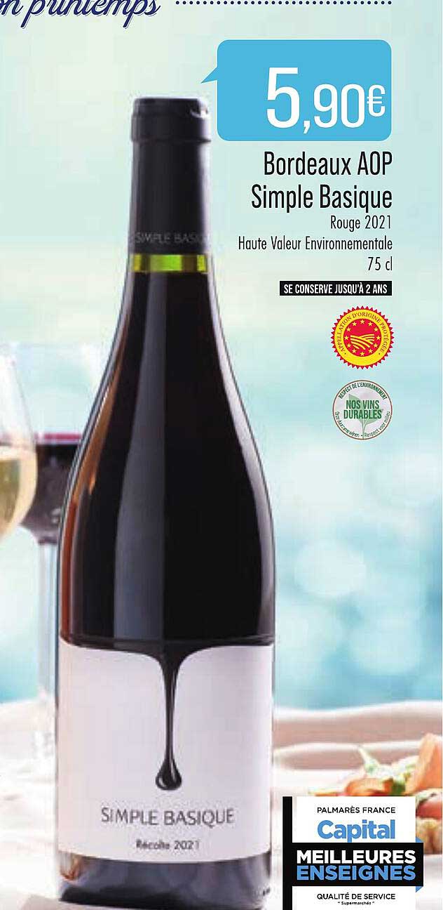 Bordeaux Aop Simple Basique