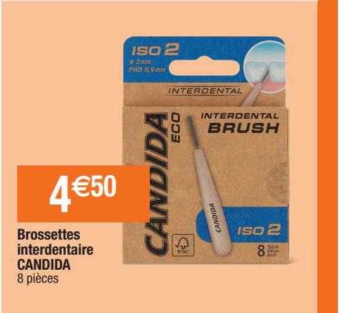 brossettes interdentaire candida