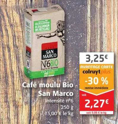 café moulu bio san marco