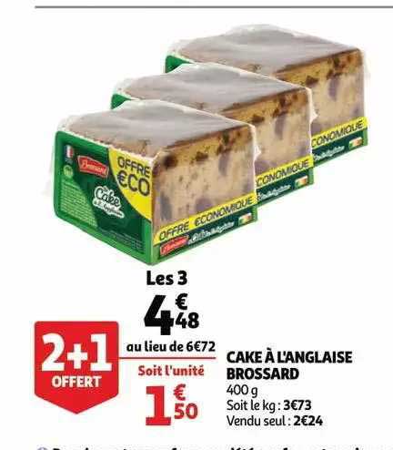 cake à l'anglaise brossard