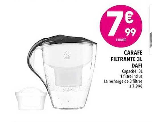 Carafe Filtrante 3l Dafi