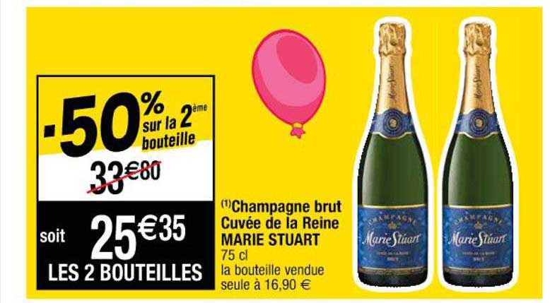 champagne brut cuvée de la reine marie stuart