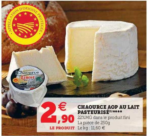Chaource Aop Au Lait Pasteurisé