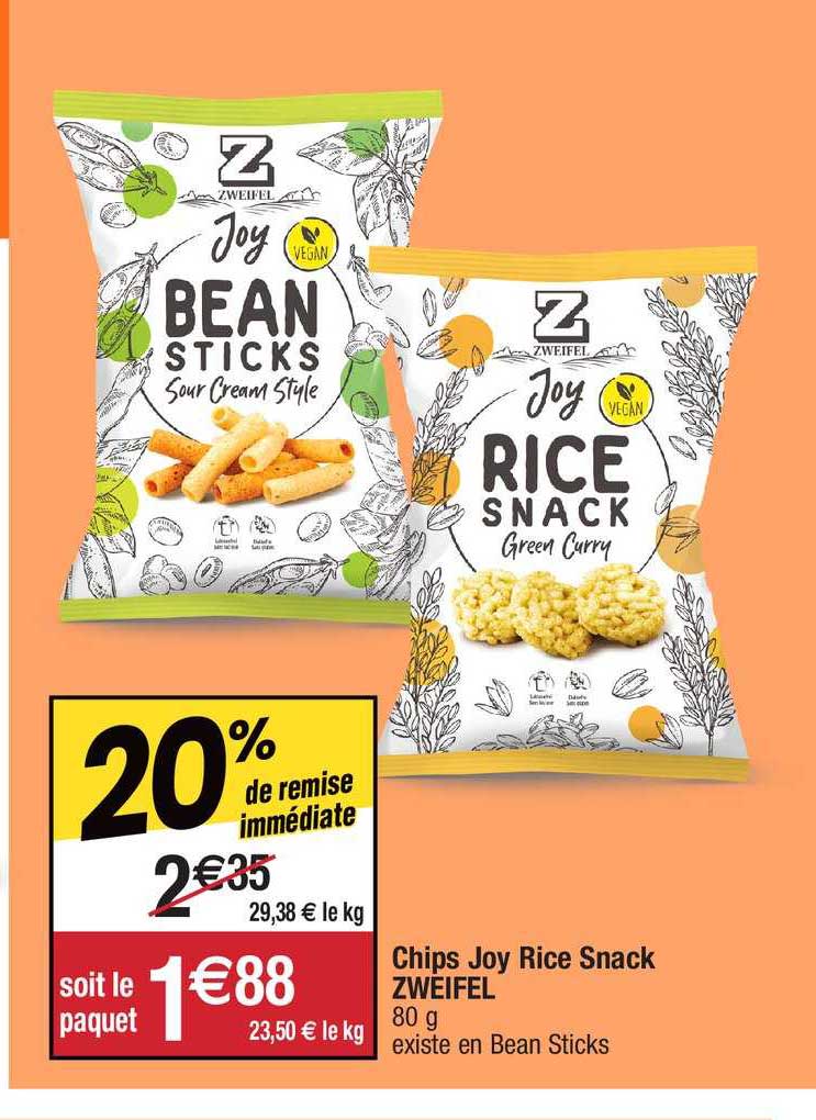 Chips Joy Rice Snack Sweifel