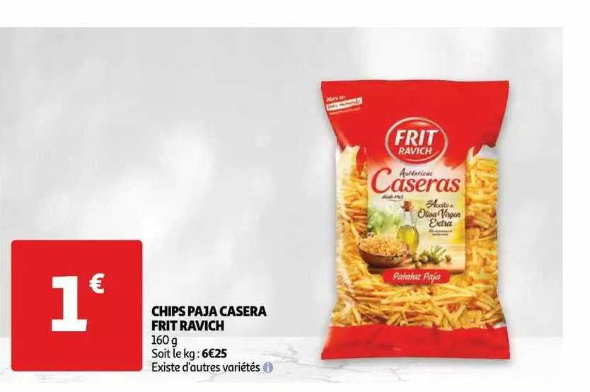 chips paja casera frit ravich