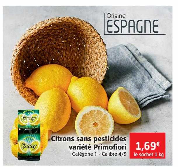 citrons sans persticides primofiori