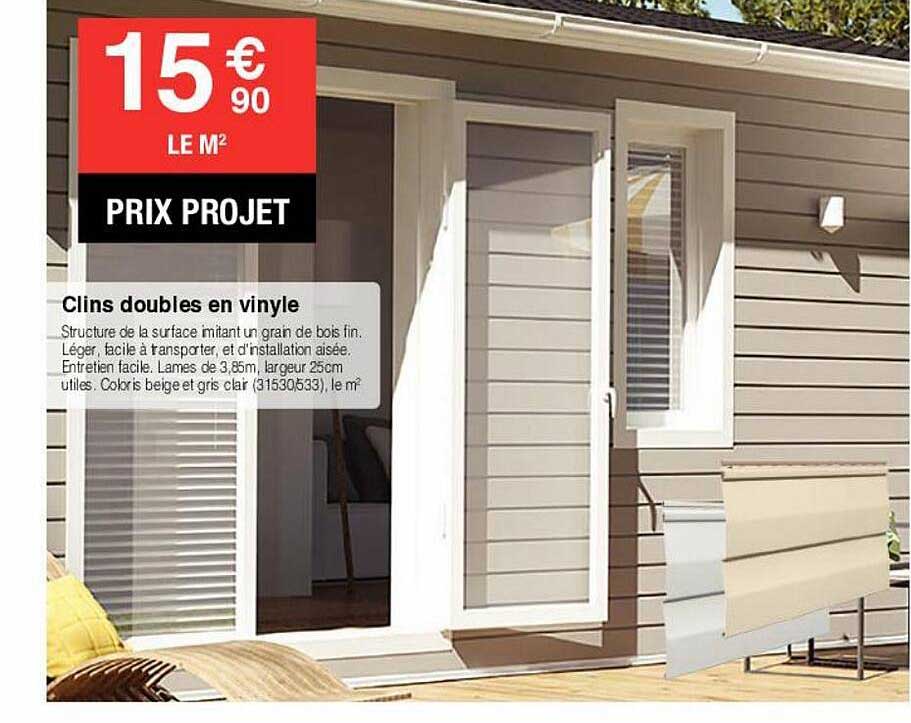 clins doubles en vinyle