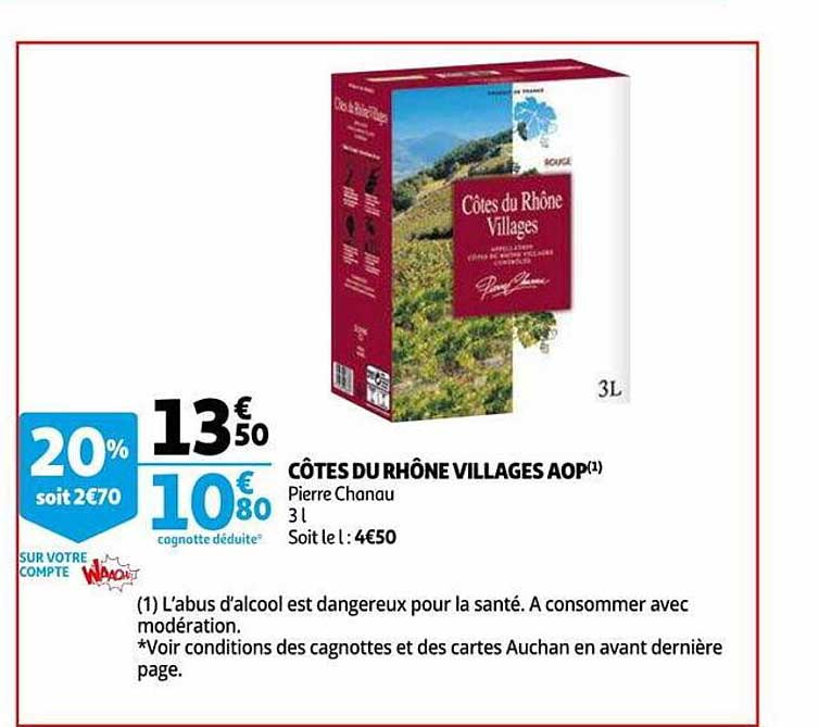 côtes du rhône villages aop pierre chanau
