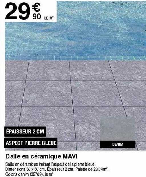 Dalle En Céramique Mavi