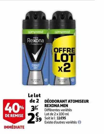 Déodorant Atomiseur Rexona Men