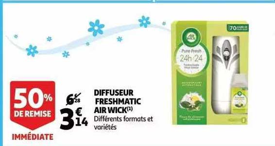 diffuseur freshmatic air wick