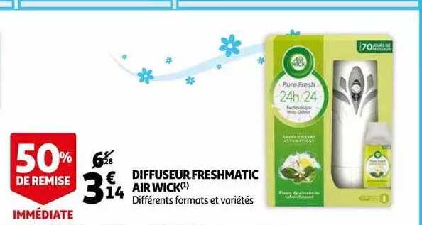diffuseur freshmatic air wick