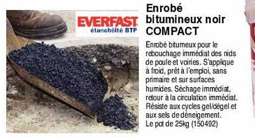 Enrobé Bitumineux Noir Compact