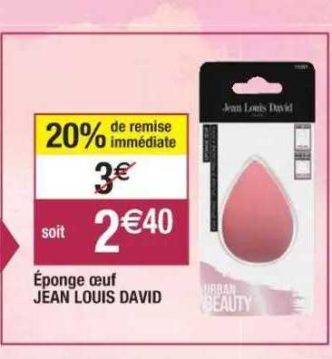 éponge œuf jean louis david