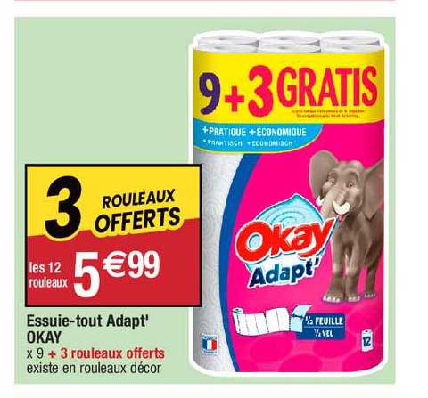 essuie-tout adapt' okay