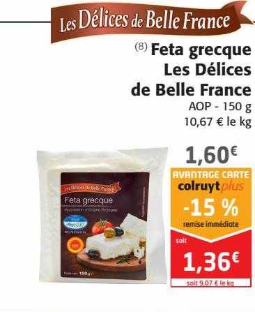 Feta Grecque Les Délices De Belle France