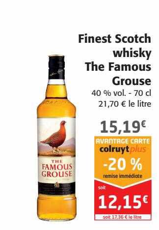 Finest Scotch Whisky The Famous Grouse