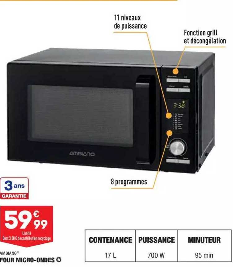 four micro-ondes ambiano