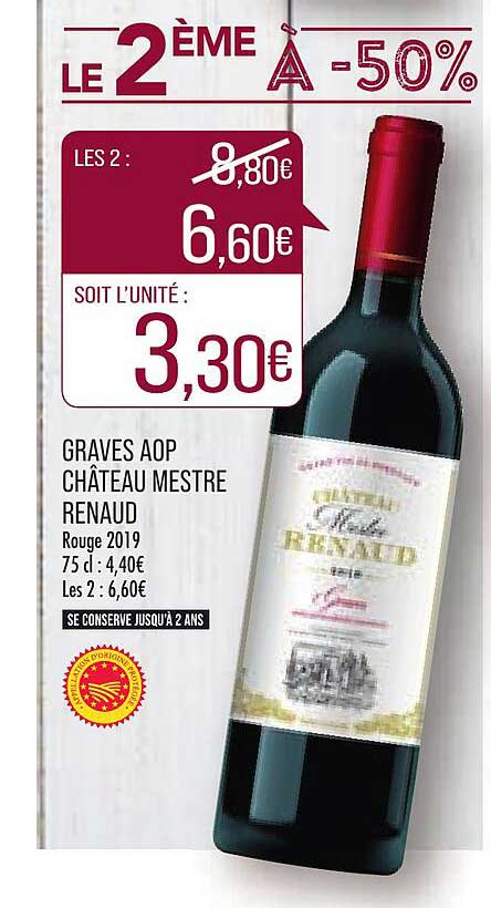 graves aop château mestre renaud