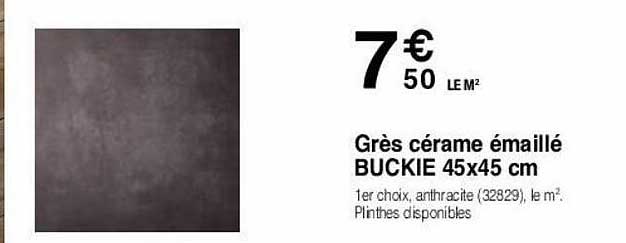 grès cérame émaillé buckie 45 x 45 cm